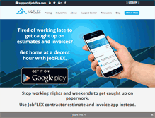 Tablet Screenshot of job-flex.com